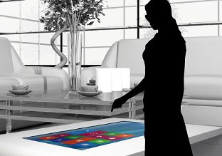 foyer multi touch display