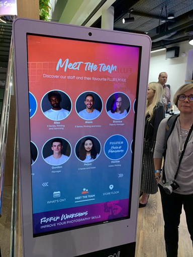 FujifilmTotem Event Interactive Table