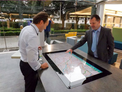 Interactive Insert Fingal Woman Using Interactive Table