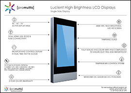 lucient outdoor digital screen