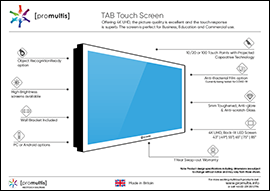 TAB touch screen