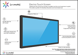 electra touch screen