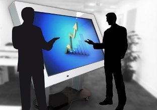 Interactive screen business solution