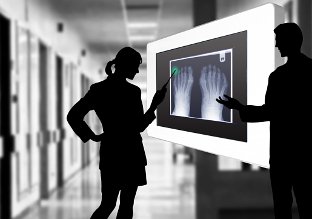 medical use of multitouch screen