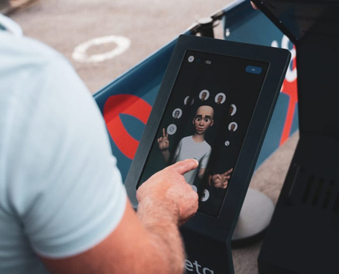 Unit 9 and Meta Tablet Kiosk
