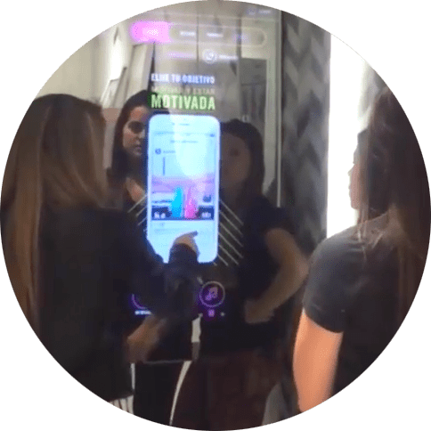 Interactive Mirror Screen