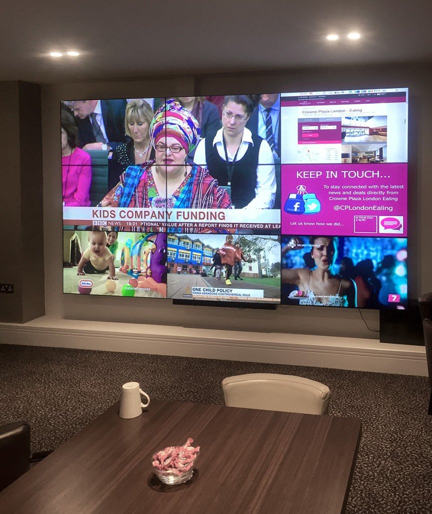 Crowne Plaza Video Wall