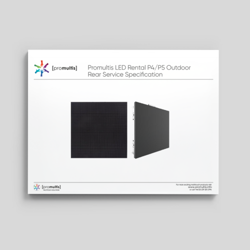 P4/P5 Outdoor Rear Service spec