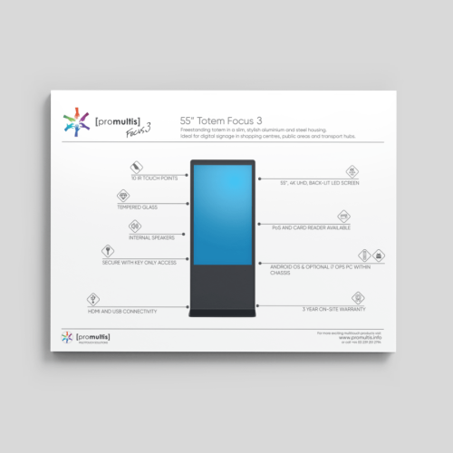 Totem Focus 3 Specification Sheet