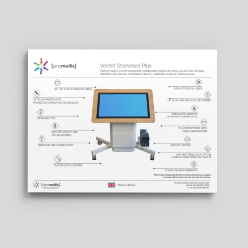 Varitilt Standard Plus data sheet