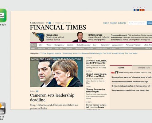 Financial Times Website