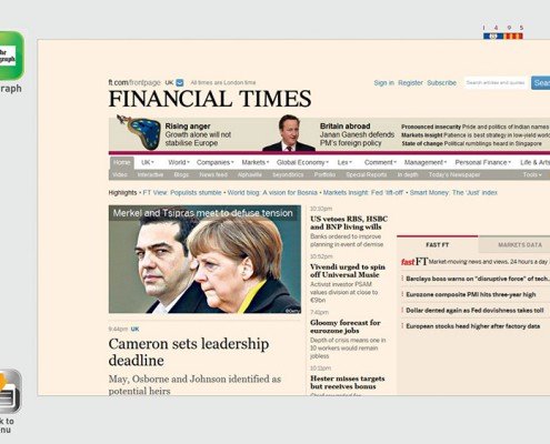 Financial Times Website