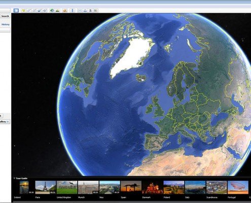 Launching Google Earth
