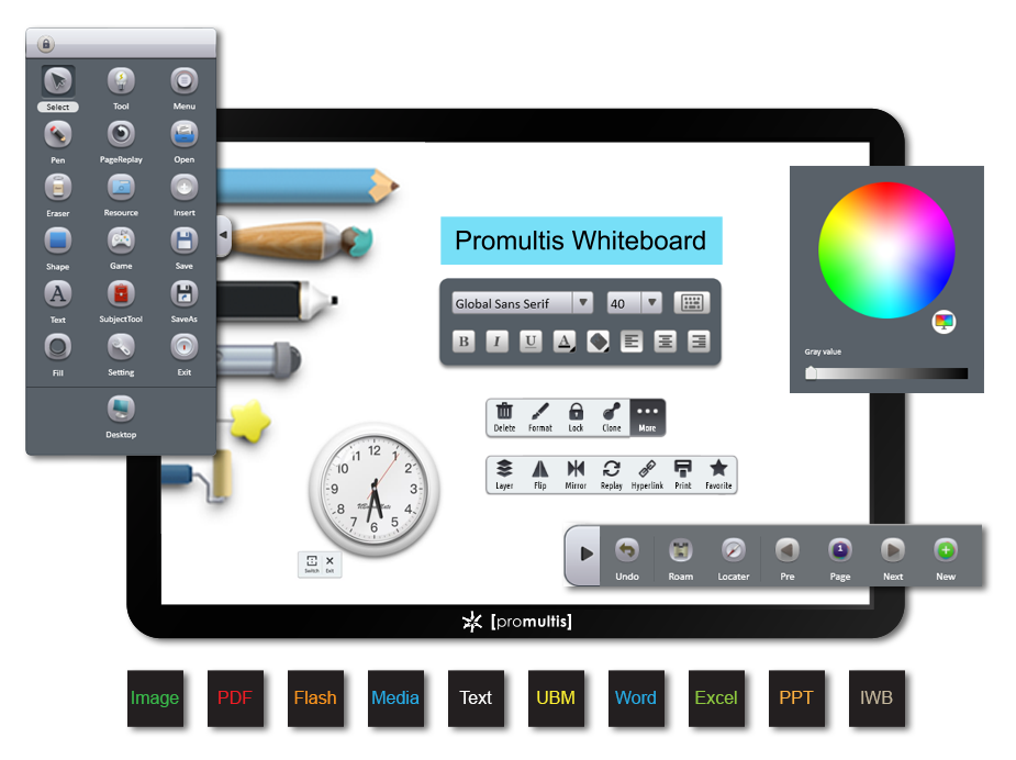 promultis uboardmate whiteboard software