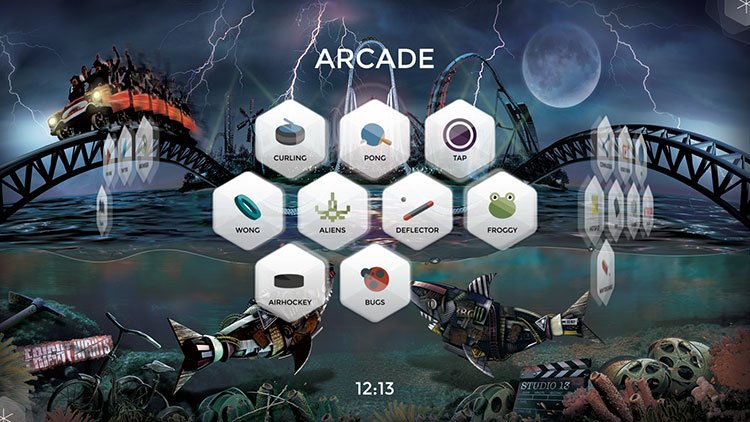 Main Menu - Arcade Section