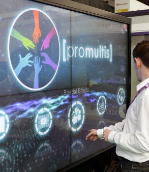 Custom design interactive wall