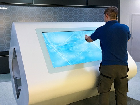rollsRoyce Custom made touch screen